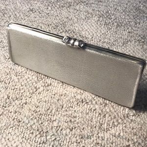 Vintage silver clutch purse